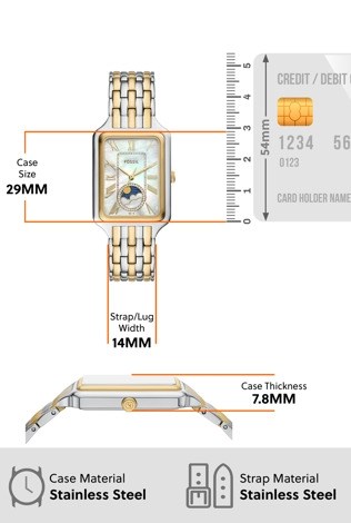 Fossil Raquel Two Tone Watch ES5399