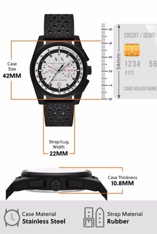 Armani Exchange Black Watch AX2865