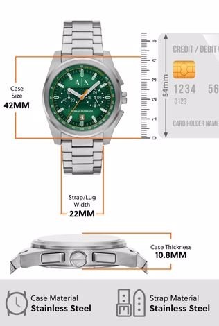 Armani Exchange Silver Watch AX2862