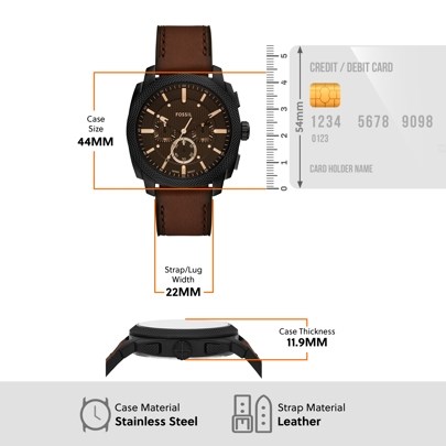 Fossil Machine Brown Watch FS6102SET