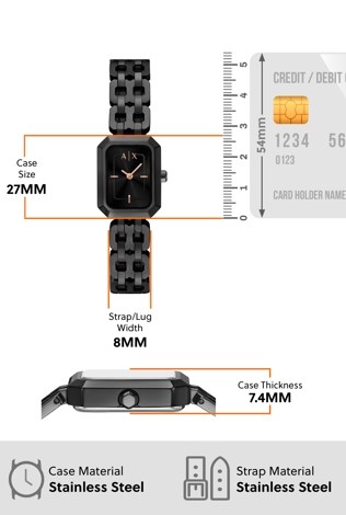 Armani Exchange Black Watch AX5813