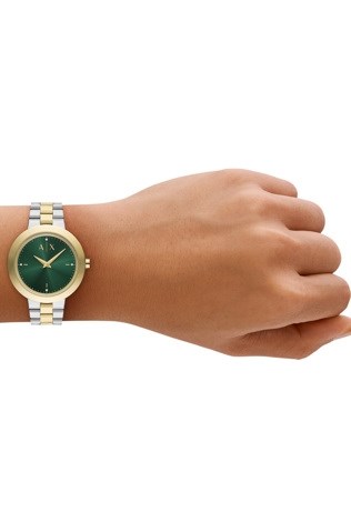 Armani Exchange Two Tone Watch AX5176