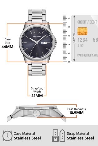 Armani Exchange Silver Watch AX1767