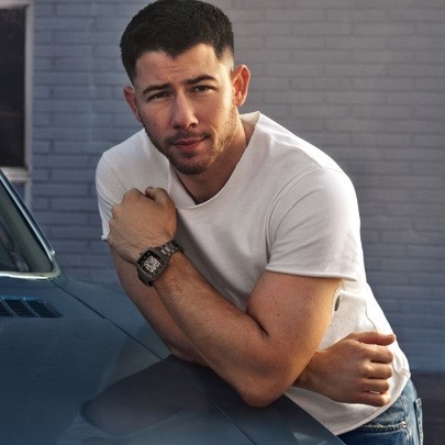 Nick Jonas x Fossil Machine Luxe Gunmetal Watch LE1219
