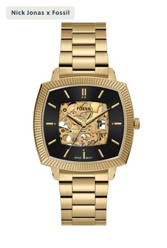 Nick Jonas x Fossil Machine Luxe Gold Watch LE1218