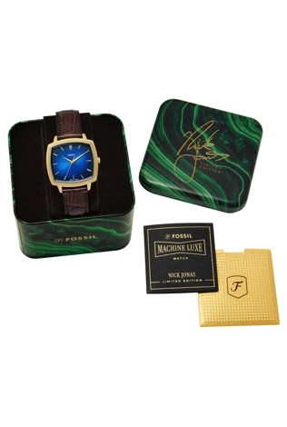 Nick Jonas x Fossil Machine Luxe Brown Watch LE1215 Nick Jonas x Fossil Machine Luxe Brown Watch LE1215