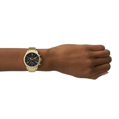 Fossil Modern Courier Gold Watch Set BQ2400SET