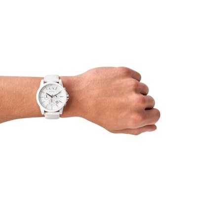 Armani Exchange White Watch AX1325