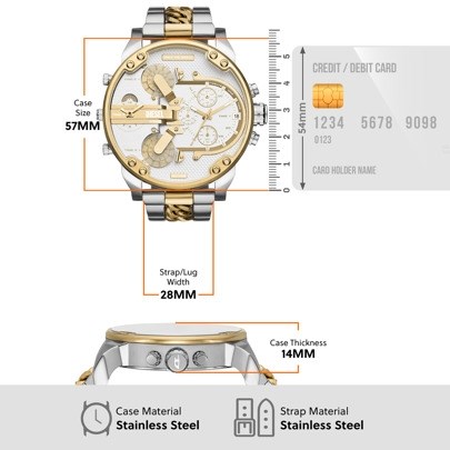 Diesel Mr. Daddy 2.0 Multicolor Watch DZ7486