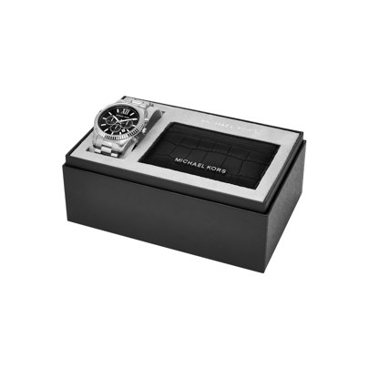 Michael Kors Lexington Silver Watch MK1091SET